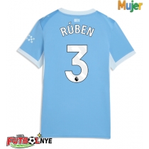 Camiseta Manchester City Ruben Dias #3 Primera Equipación para mujer 2026-27 manga corta